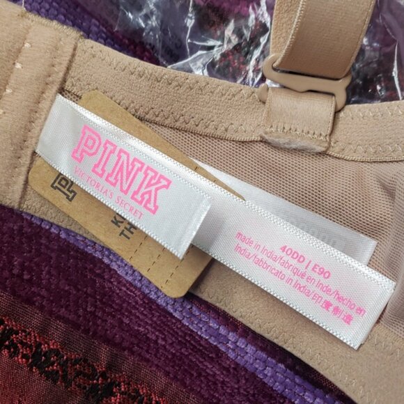 NWT PINK Victoria's Secret Wear Everywhere Push Up Bra Size 40DD - Picture 6 of 7